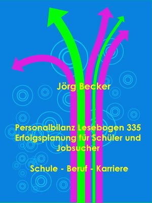 cover image of Personalbilanz Lesebogen 335 Erfolgsplanung für Schüler und Jobsucher